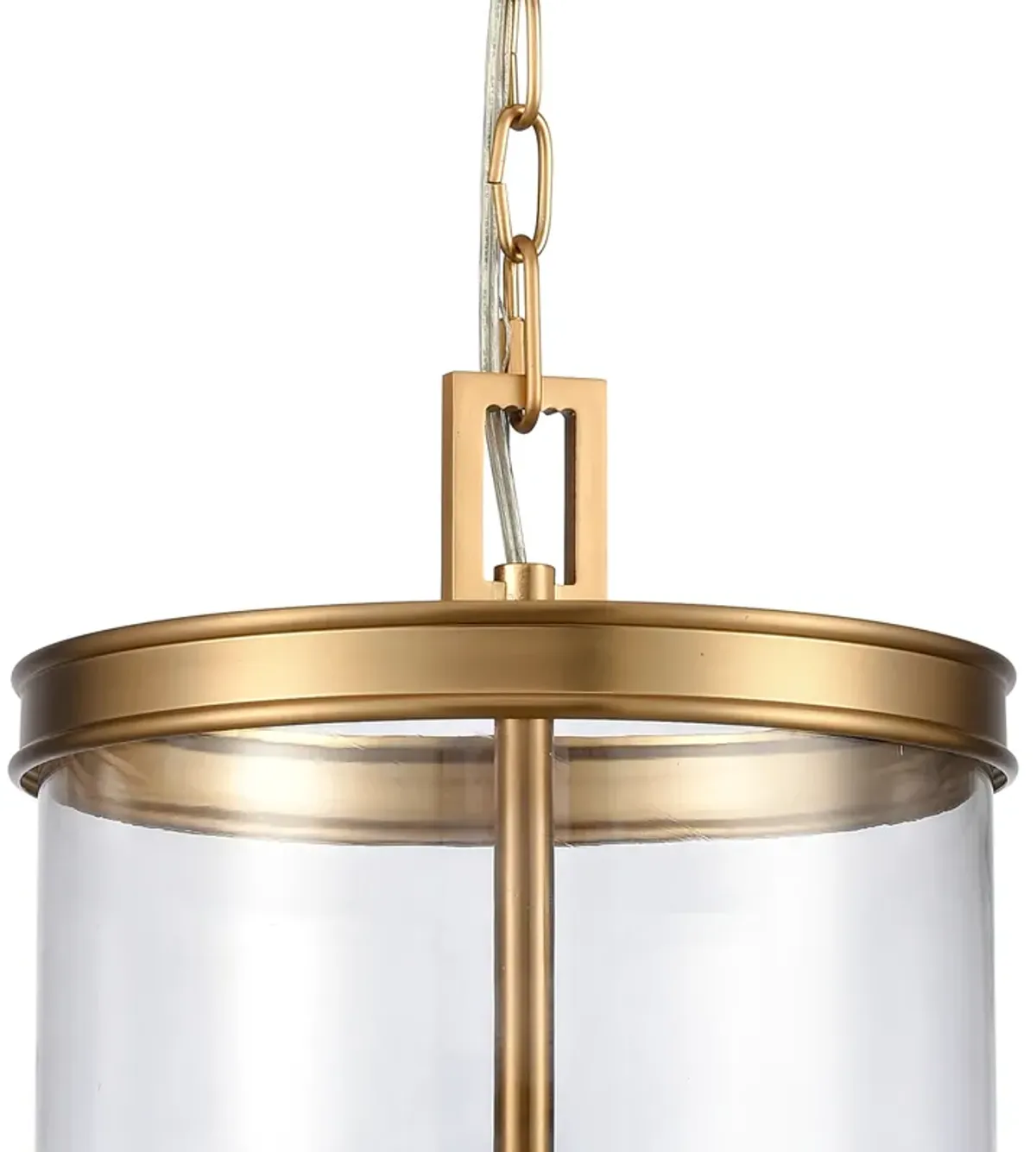 Mendoza 10.25'' Gold Wide 3-Light Pendant