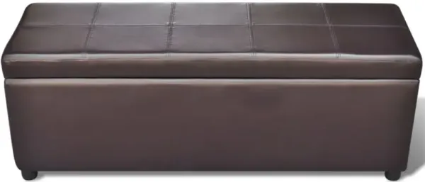 Long Storage Bench Brown