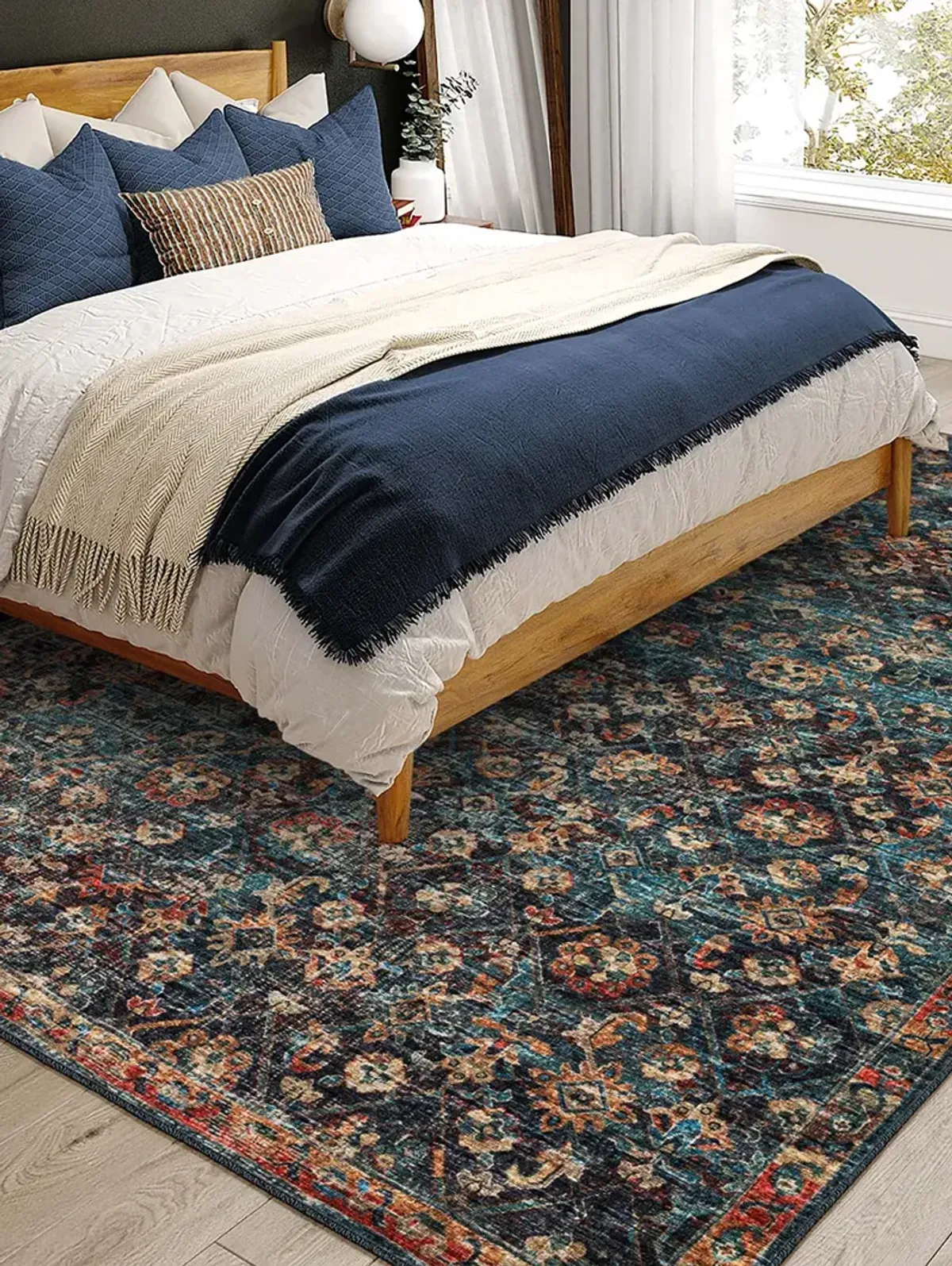 Jericho JC8 Navy 8' x 10' Rug