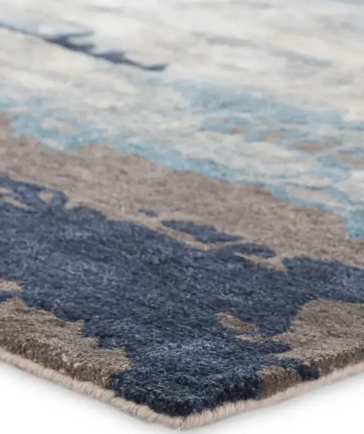 Genesis Benna Blue 8' Round Rug