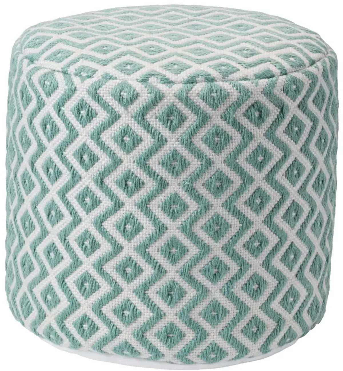 Lenon Pouf Cube - Blue Surf