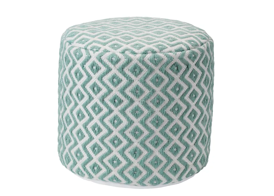 LENON POUF CUBE Blue Surf