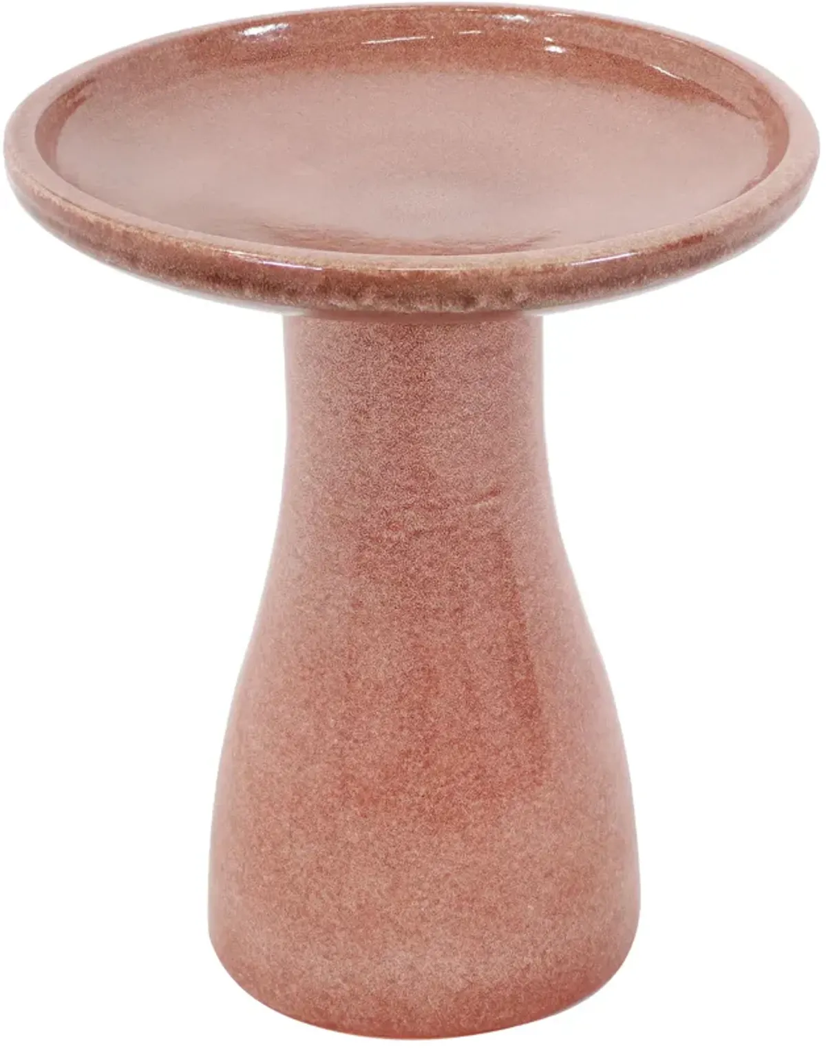 Sunnydaze Outdoor Glazed Ceramic Bird Bath - 20.5 in