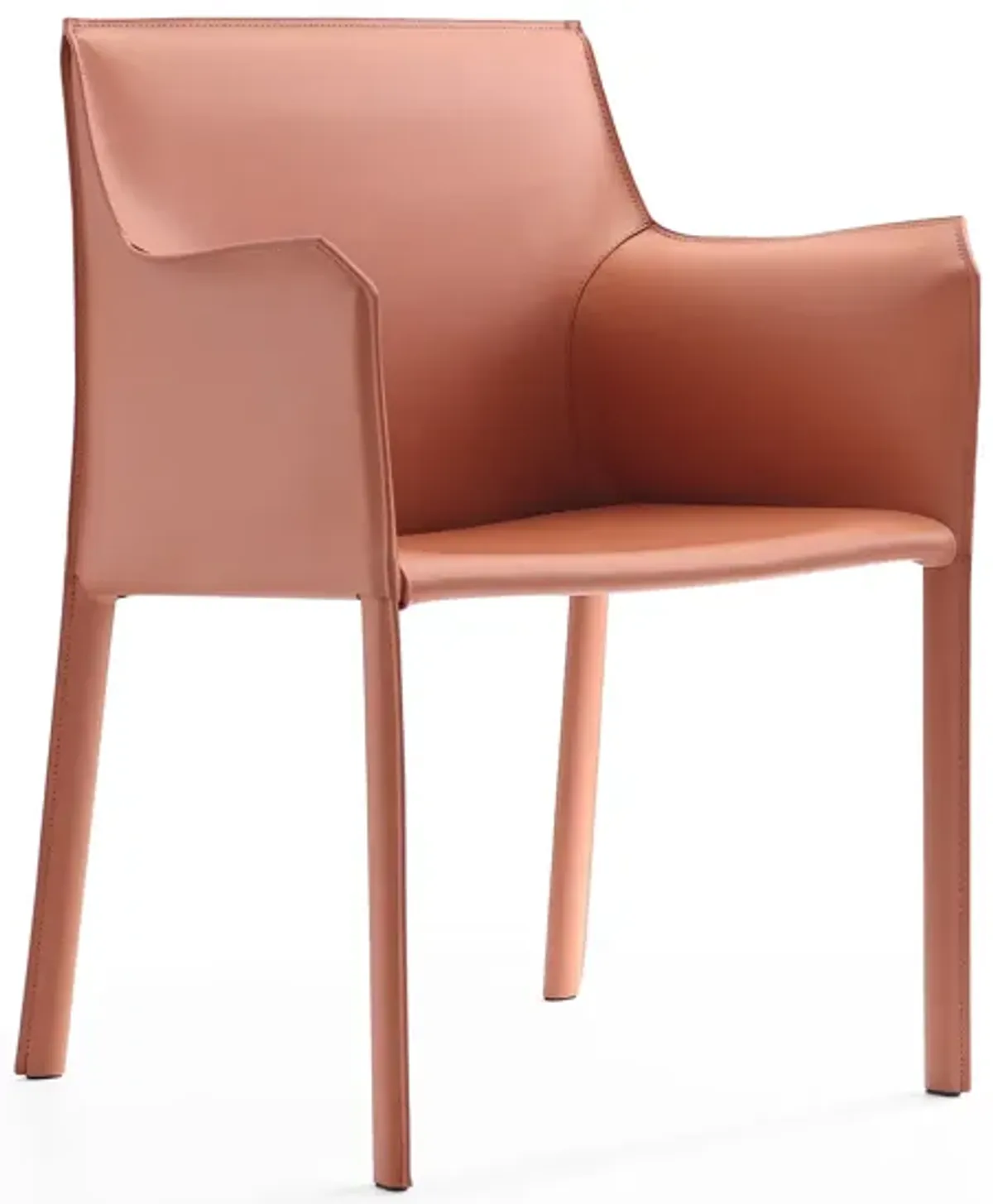 Paris Burnt Orange Dining Arm Chairs (Set of 2)