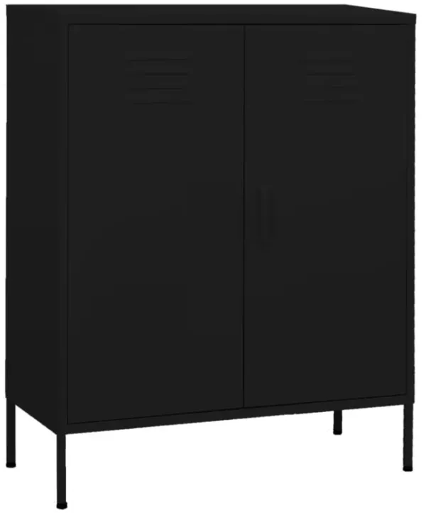 vidaXL Storage Cabinet 31.5"x13.8"x40" Steel