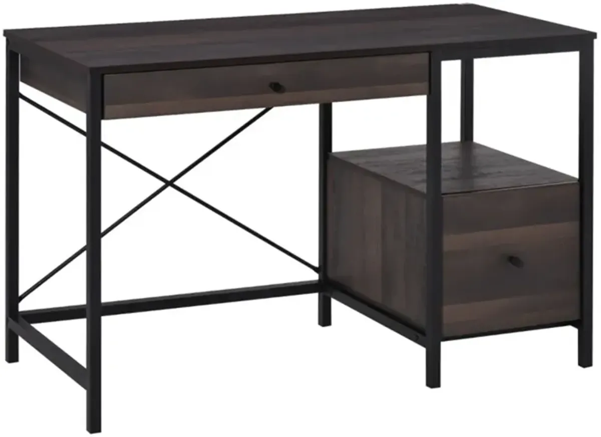 Computer Desk with Storage, Office Writing Desk for Home & Workspaces