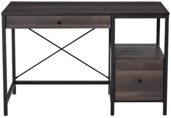 Computer Desk with Storage, Office Writing Desk for Home & Workspaces