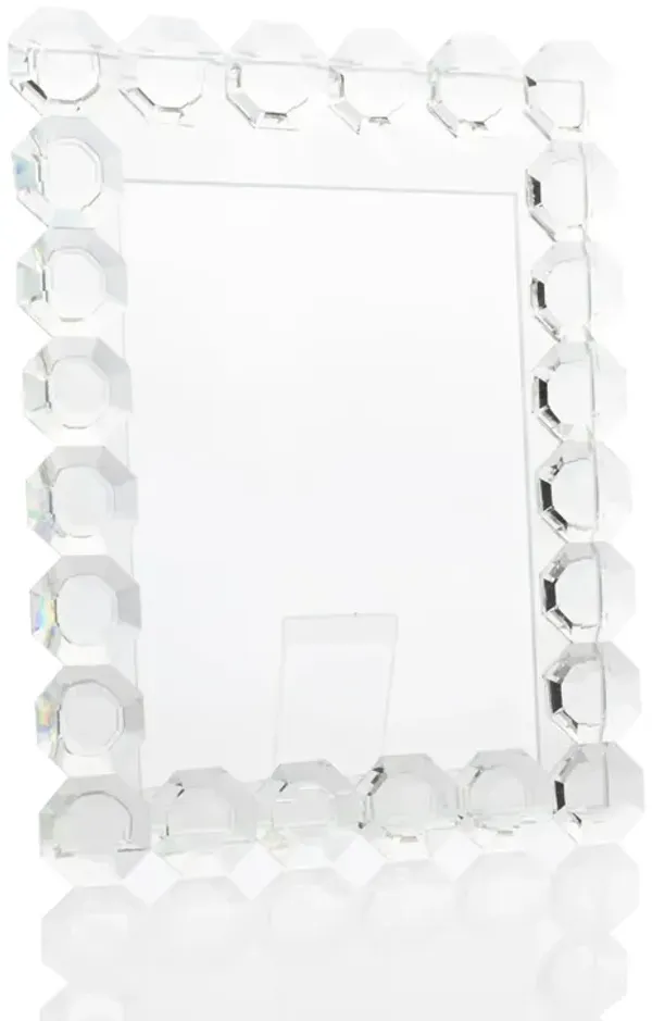 Octagon Crystal Picture Frame