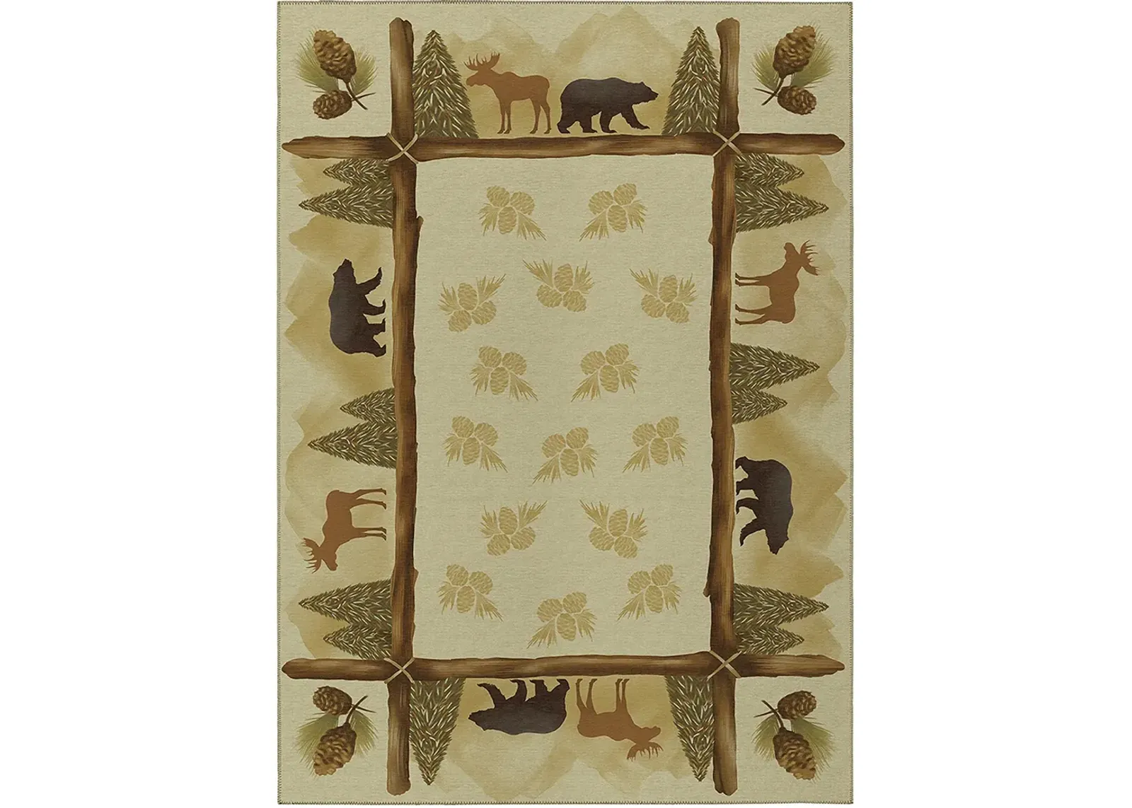 Excursion EX2 Beige 3' x 5' Rug