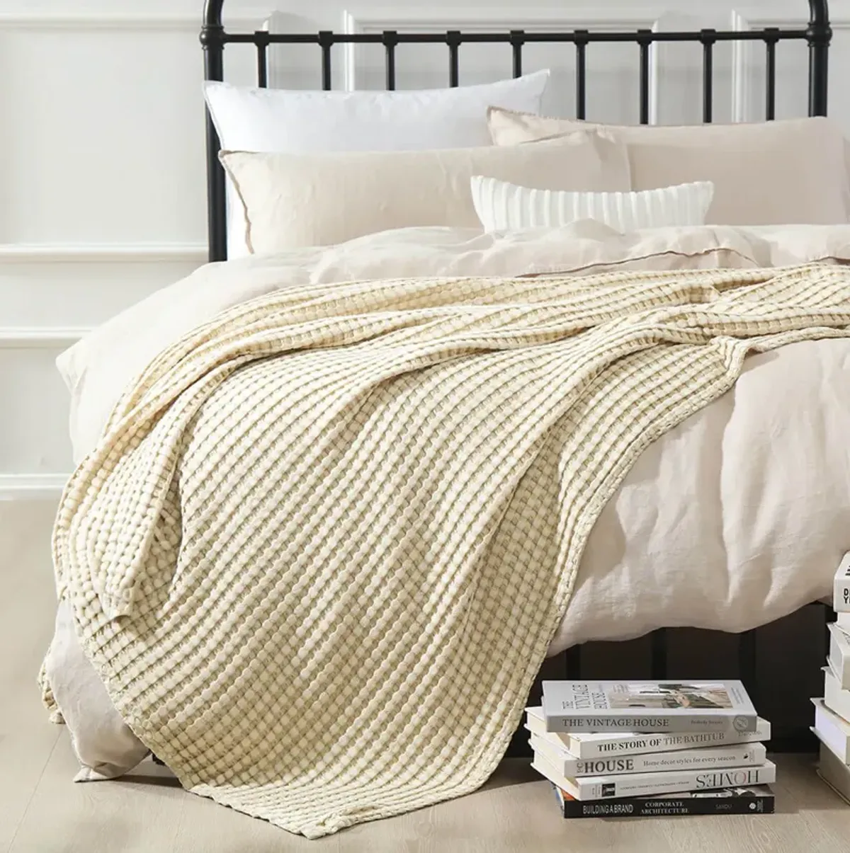 Egyptian Linens - Bamboo Waffle Blanket/Throw