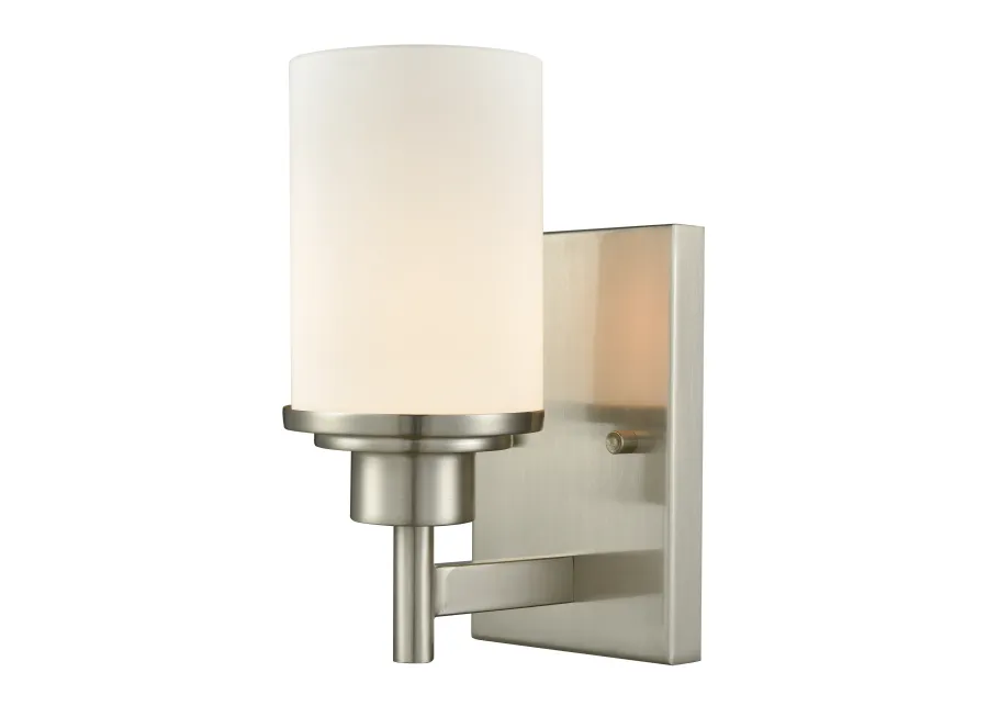 Belmar 9'' High 1-Light Nickel Sconce