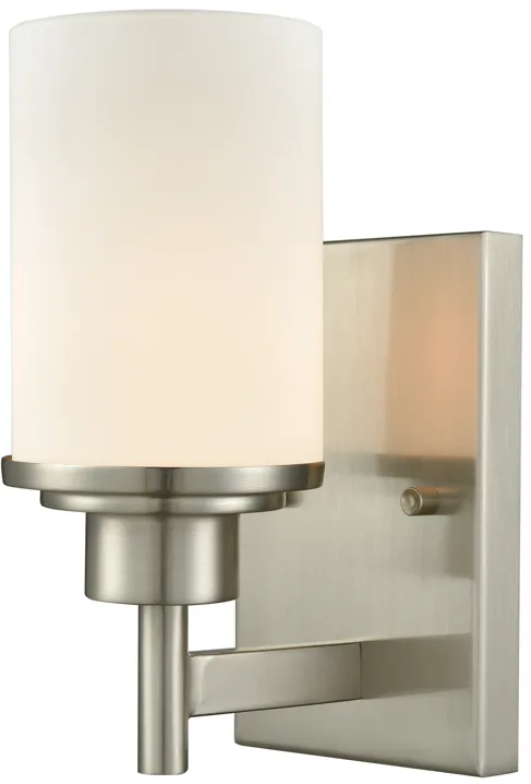 Belmar 9'' High 1-Light Nickel Sconce