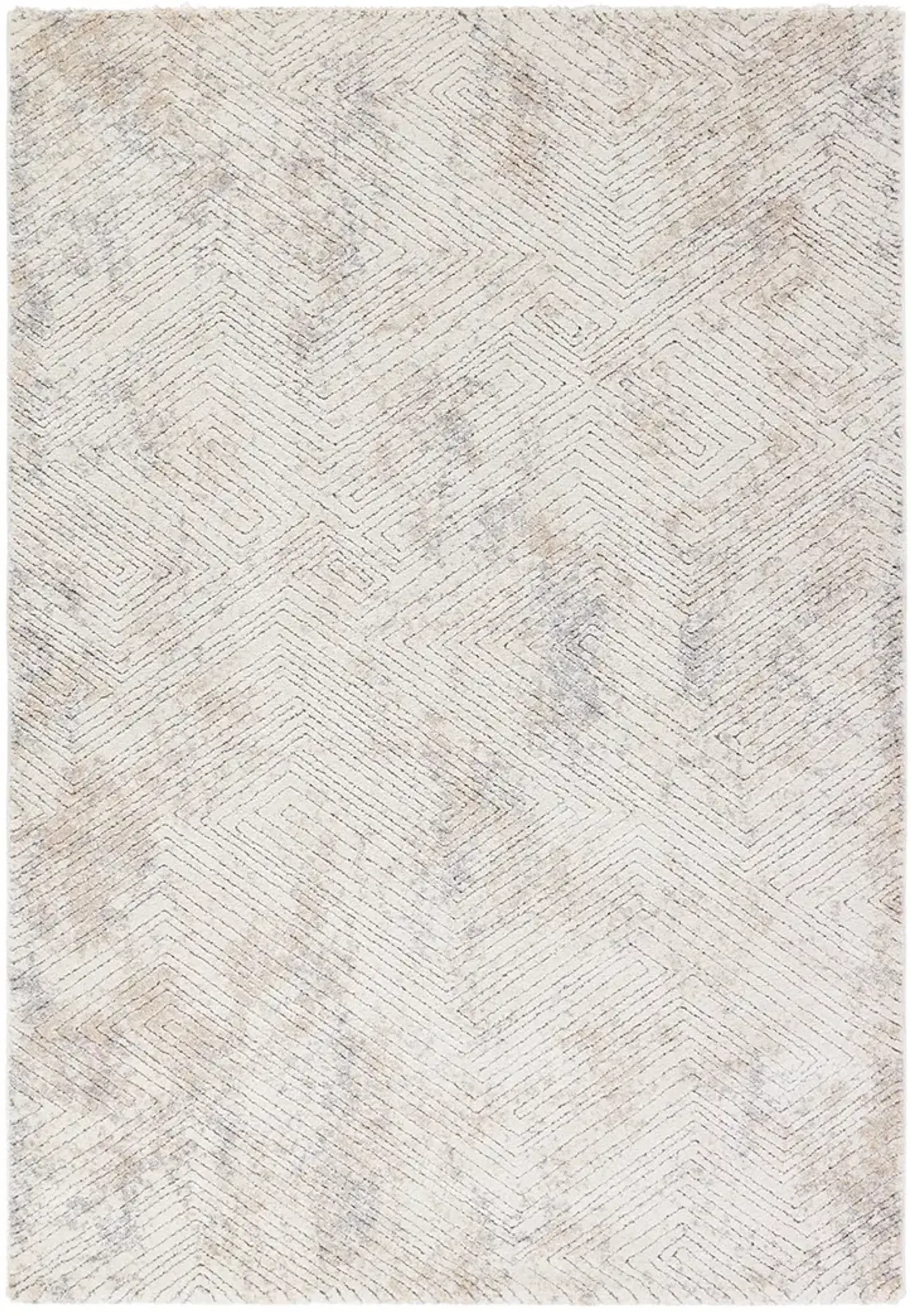 Ferris Natri x White 3' x 10' Runner Rug