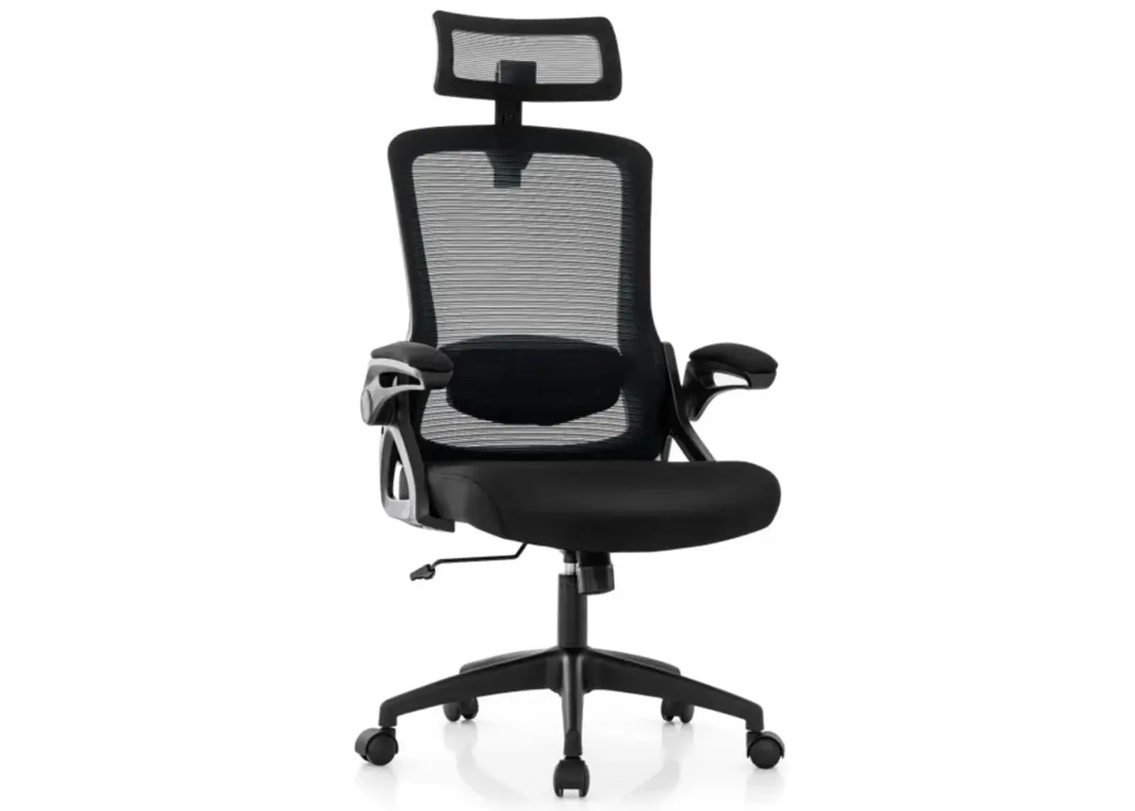 Adjustable Swivel Task Chair Ergonomic Office Chair with Adjustable Lumbar Support