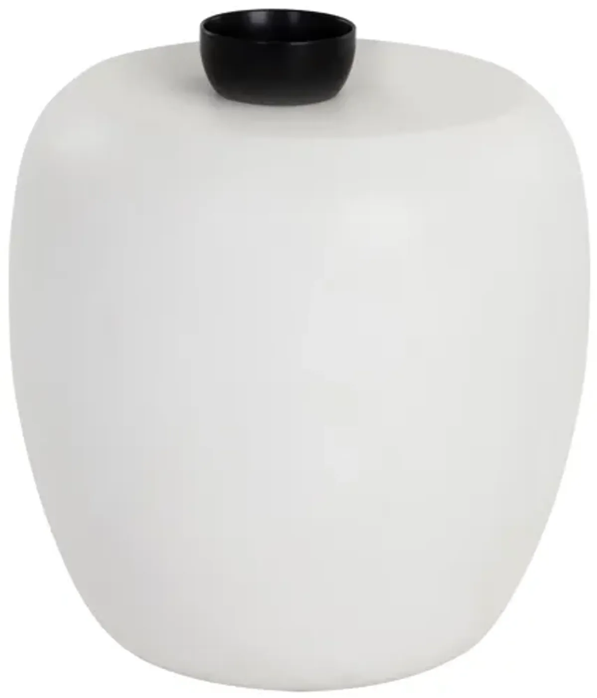 Iolite White End Table