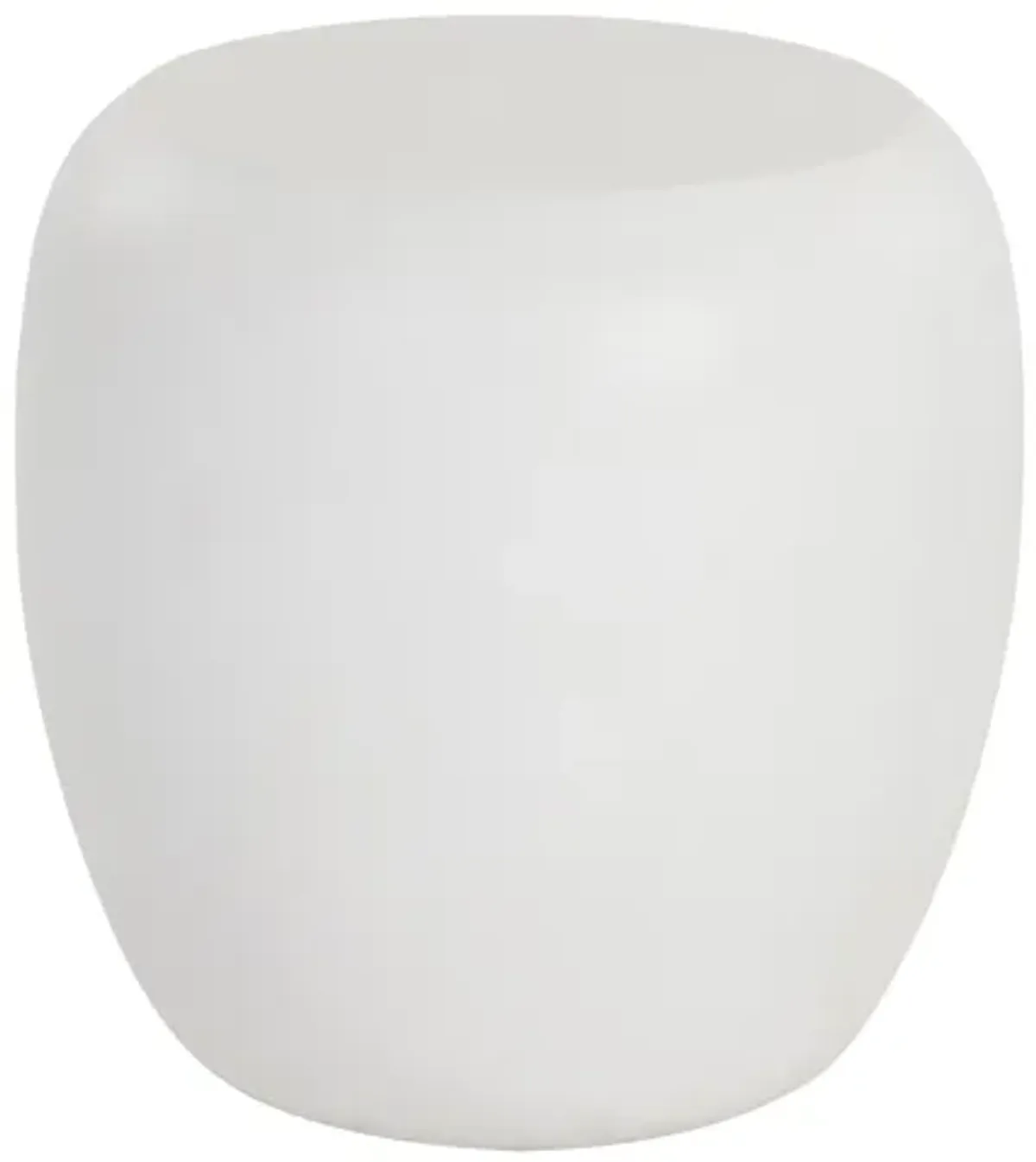 Iolite White End Table