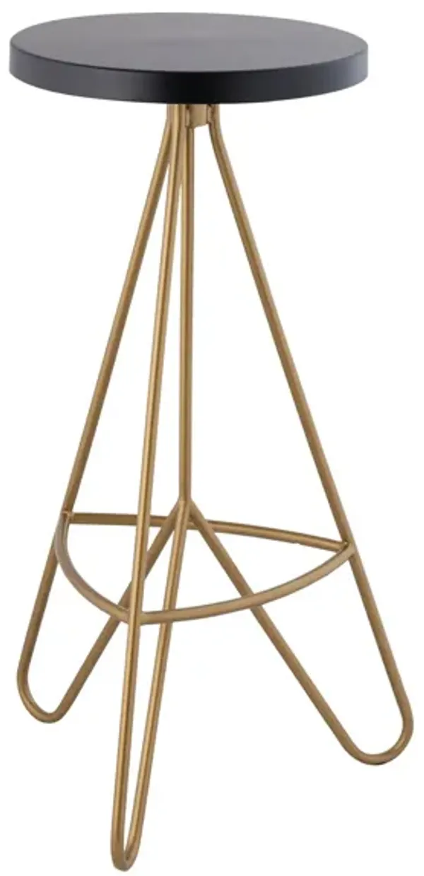 Trinity Modern Industiral Iron Tripod Backless Bar Stool