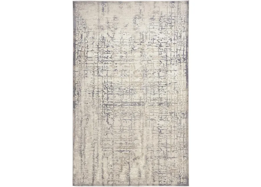 Waldor 3683F Ivory/Gray 2'10" x 7'10" Rug