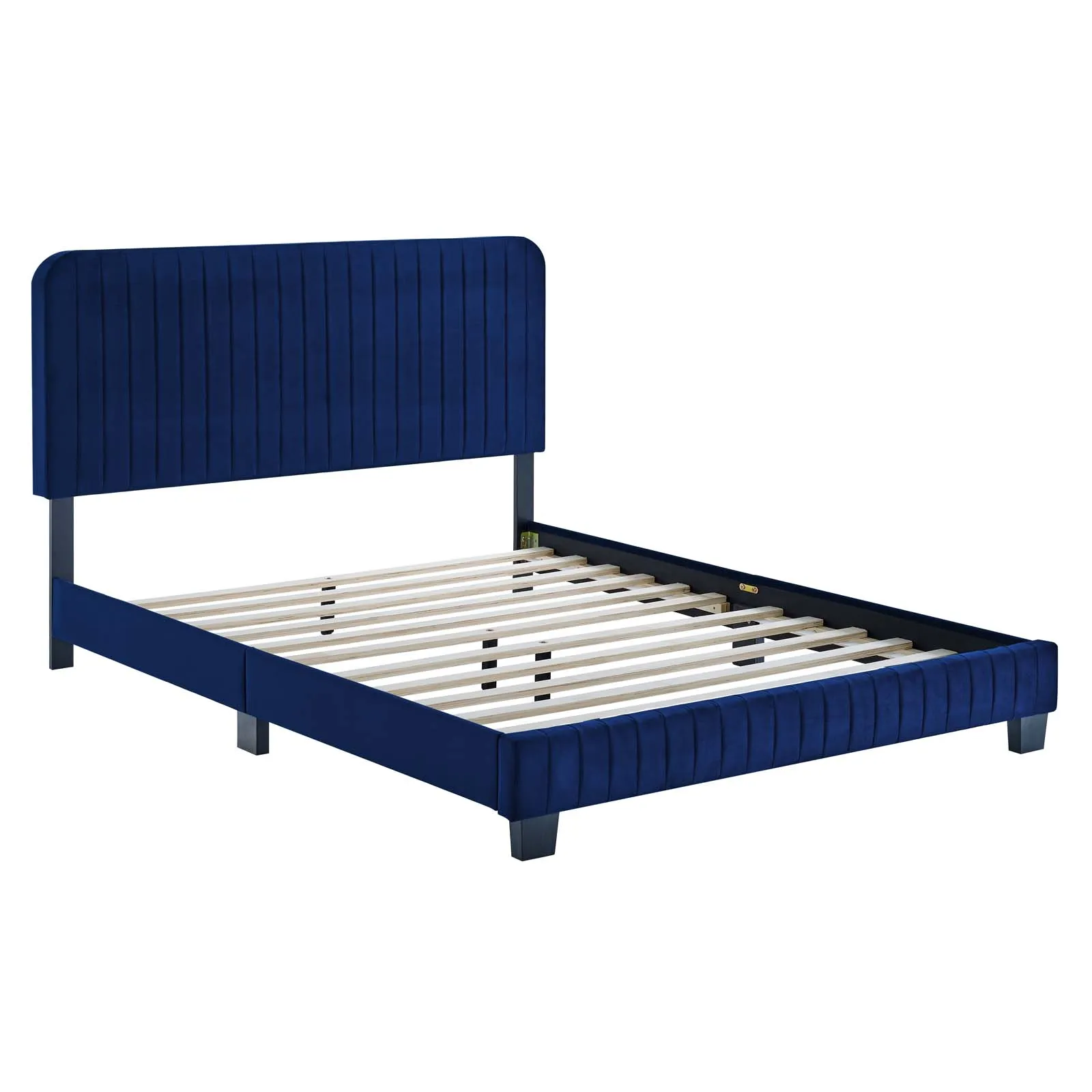 Modway - Celine Channel Tufted Performance Velvet Full Platform Bed