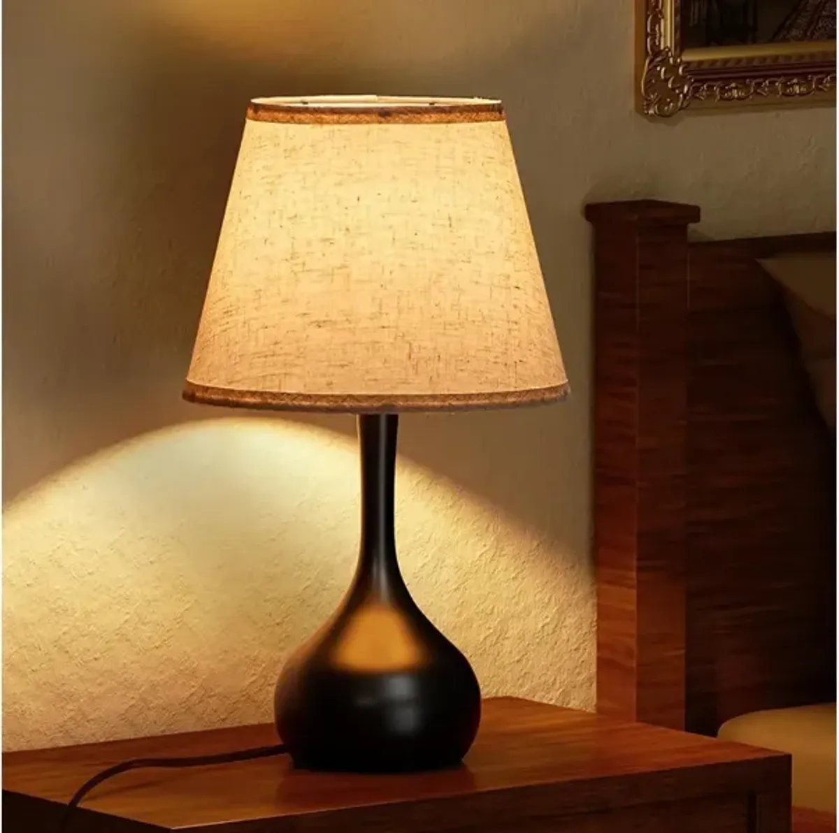 Touch Bedside Lamp for Bedroom