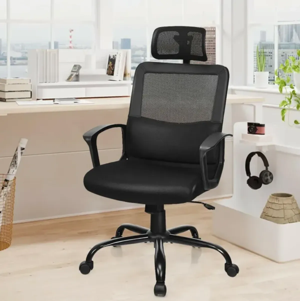 Hivvago Mesh Office Chair High Back Ergonomic Swivel Chair