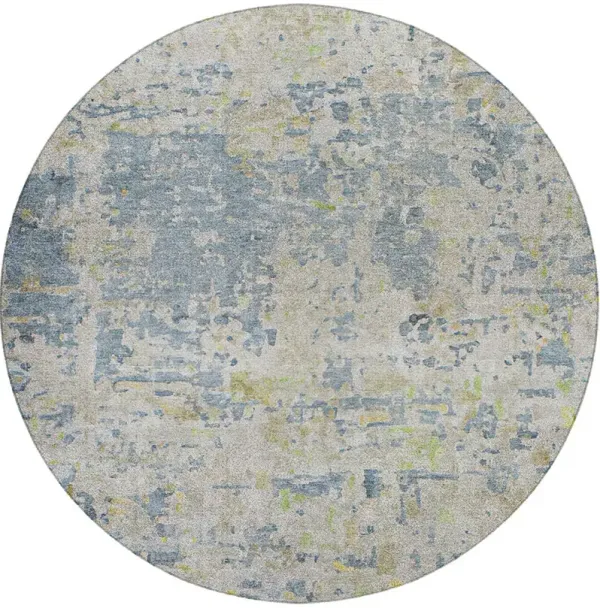 Kochi KC6 Blue 8' Round Rug