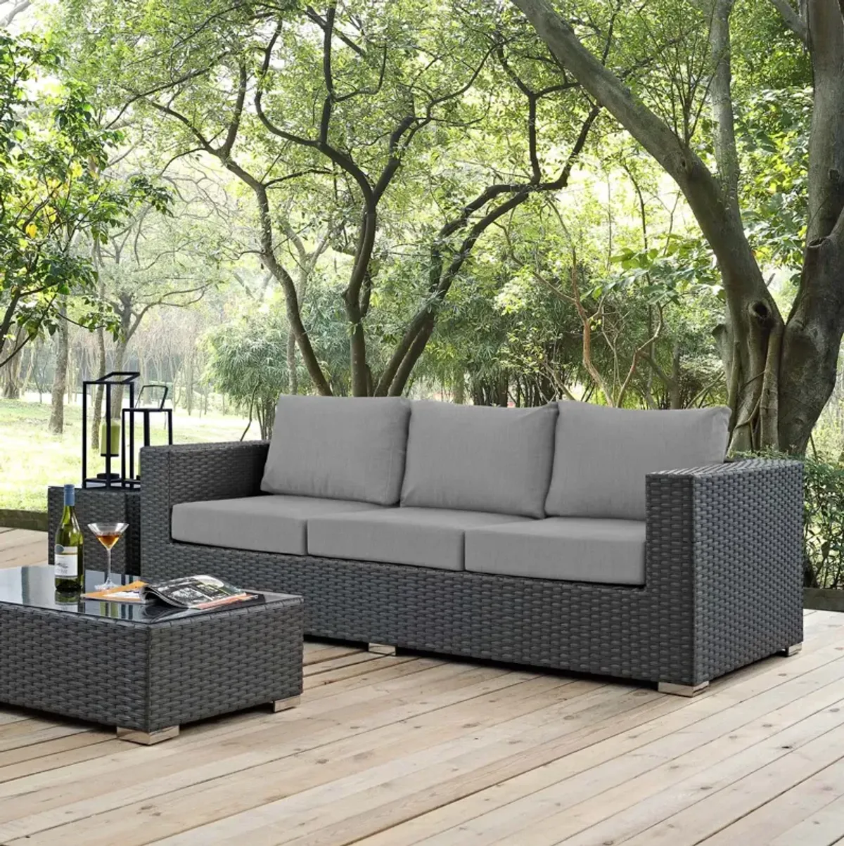 Modway - Sojourn Outdoor Patio Sunbrella® Sofa