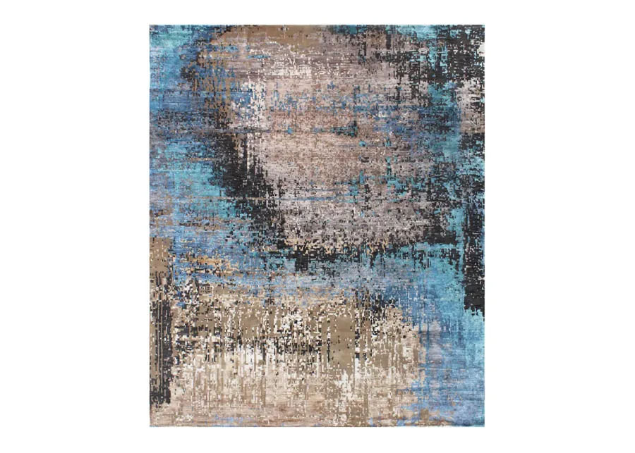 Infinity INF942 Blue 8" x 10" Rug