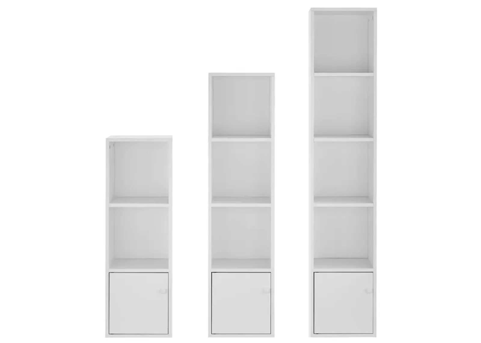 Marcel Cubes Modular Storage Organizer Cubby Cabinet Shelf Units (Set of 3)