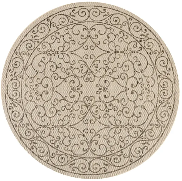 Charleston Vintage Filigree Textured Weave Indoor/Outdoor Area Rug