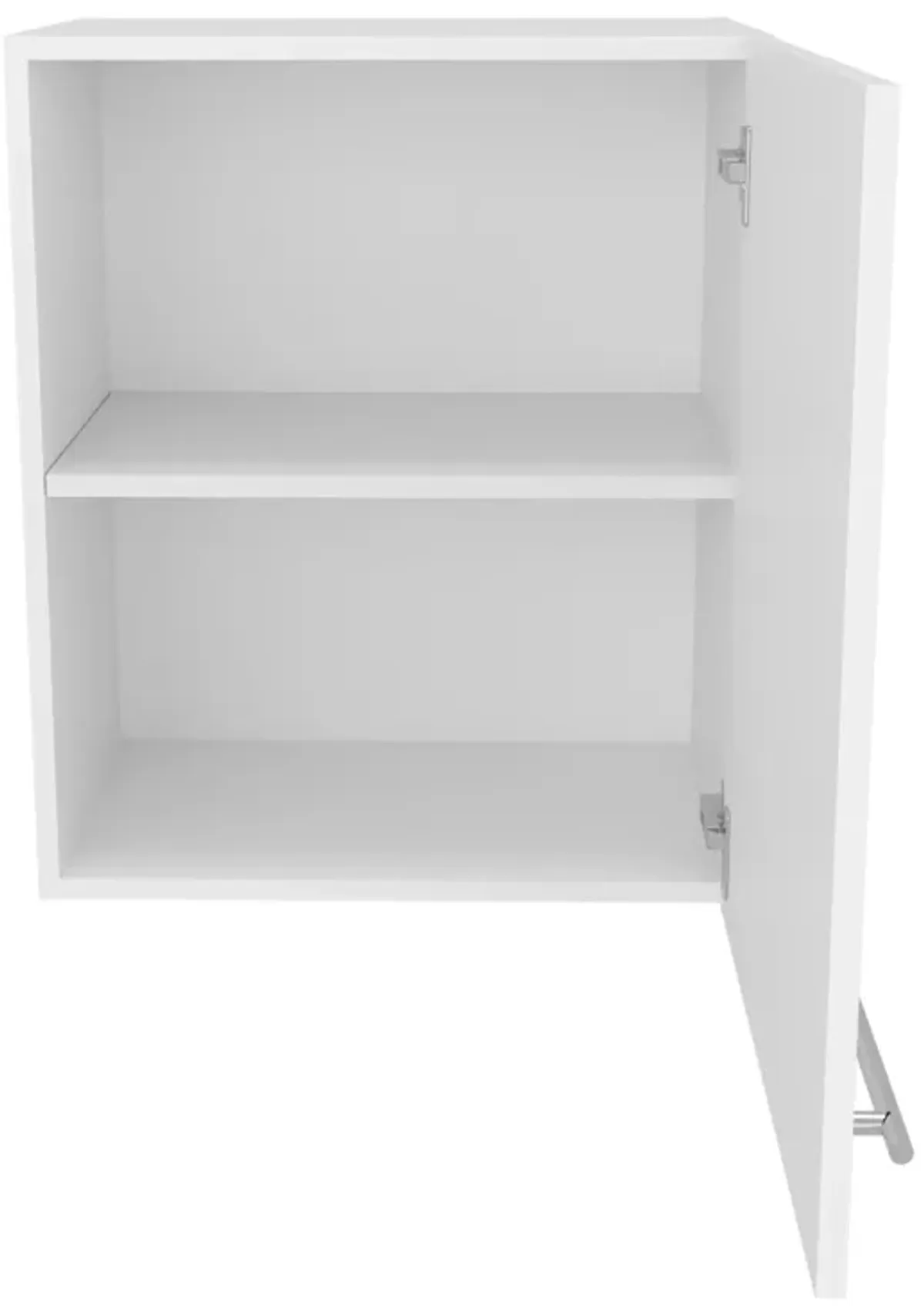 Sterling Wall Cabinet 23.6" H, with 1 Door and 2 Shelves, White