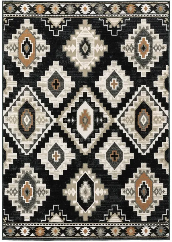 Georgia 9'10" x 12'10" Char Rug