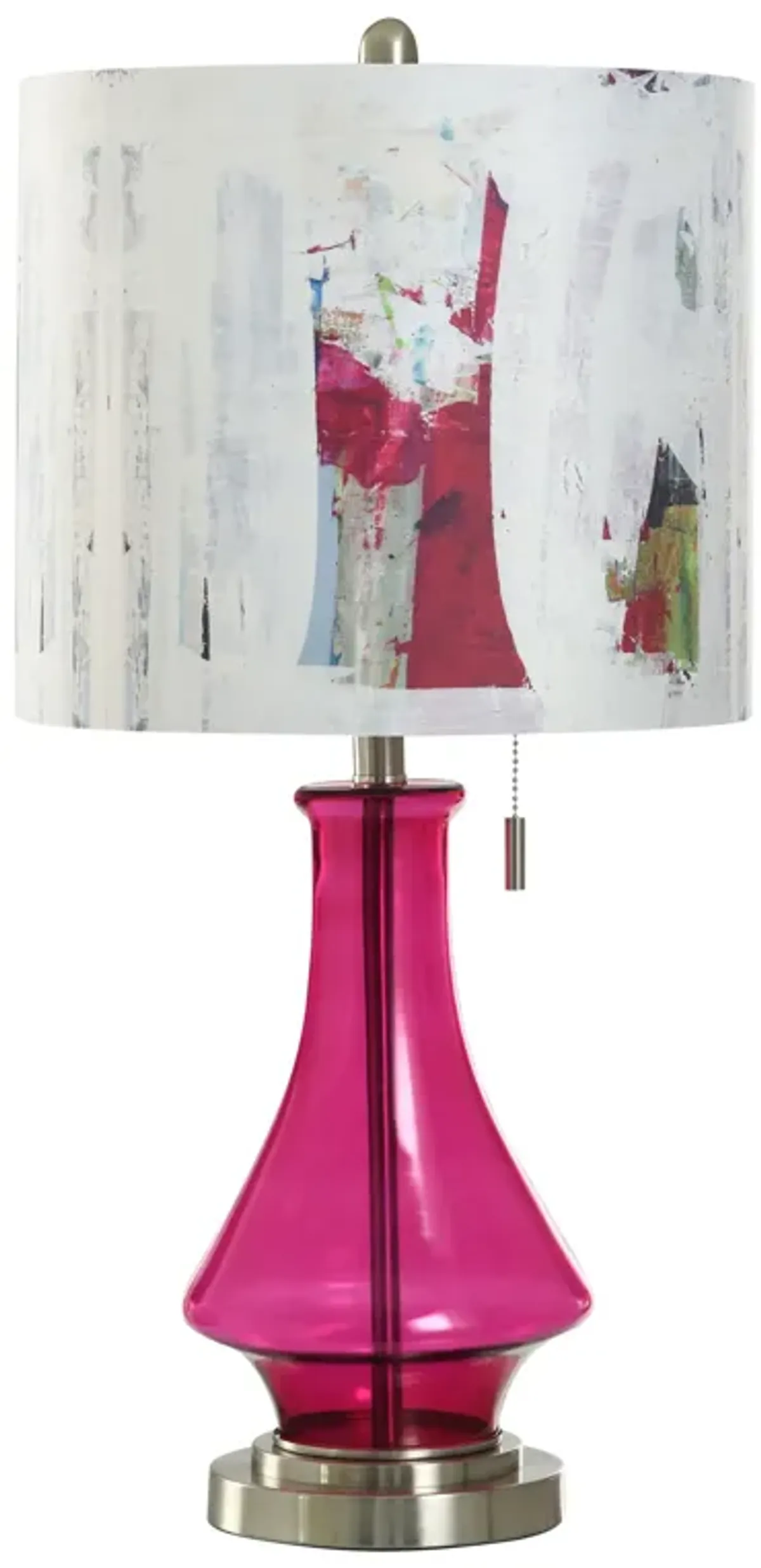 Stylecraft Lamps Inc.|Stysp-web|Fuchsia Festival Table Lamp|Lamps