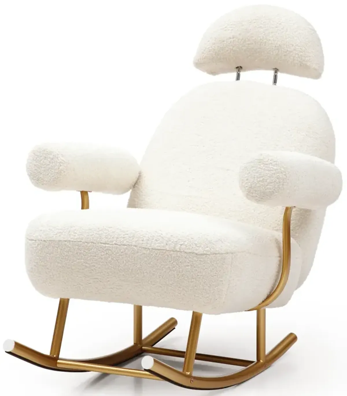 Sherpa Nursery Rocking Chair for Baby and Kids