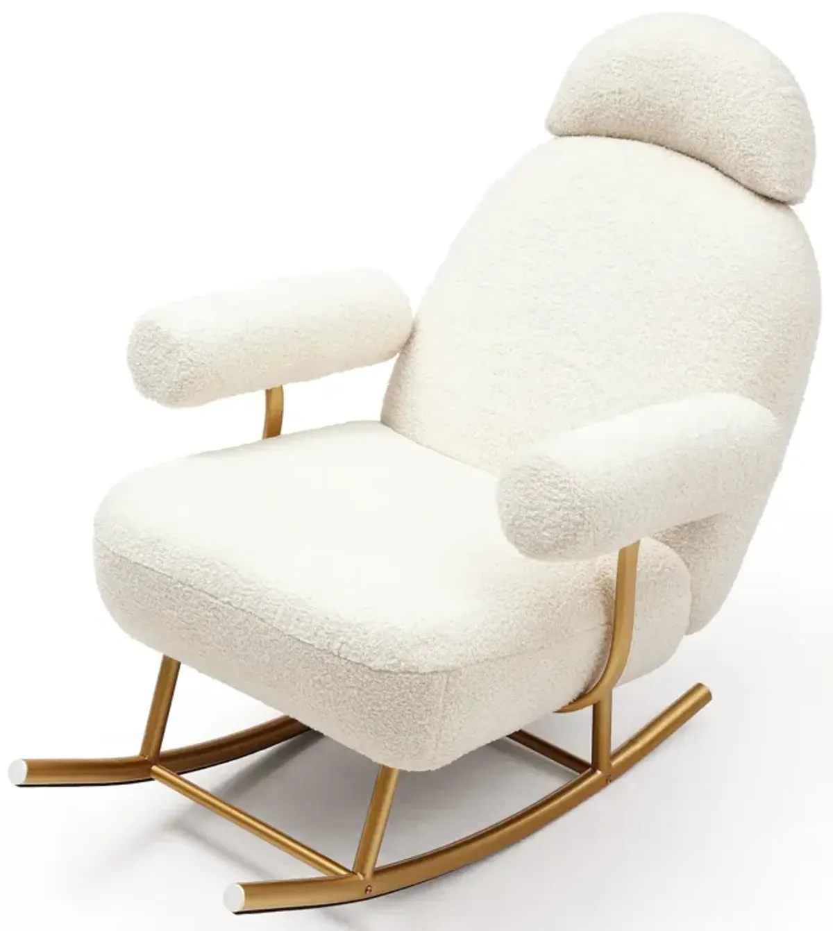 Sherpa Nursery Rocking Chair for Baby and Kids