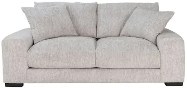 Porter Designs Big Chill Soft Microfiber Loveseat, Cream
