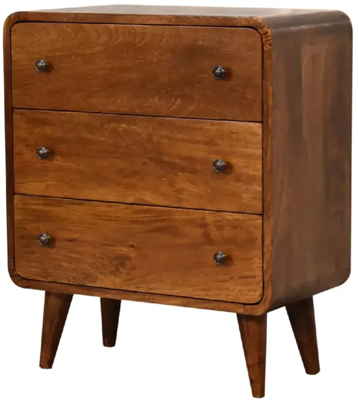 Mini Curved Chestnut Chest