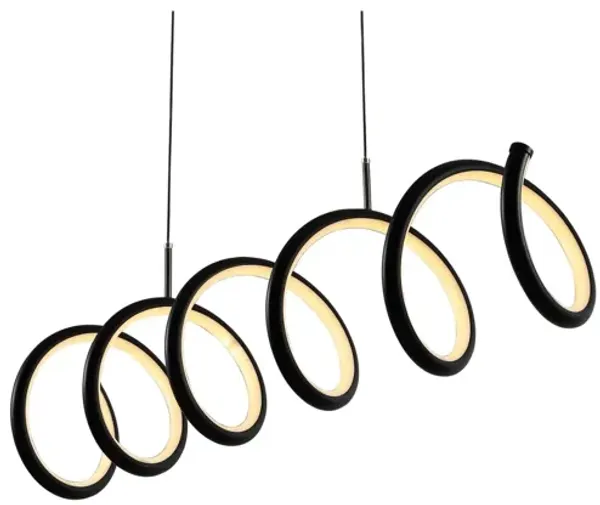Ali Dimmable Adjustable Integrated LED Metal Linear Pendant