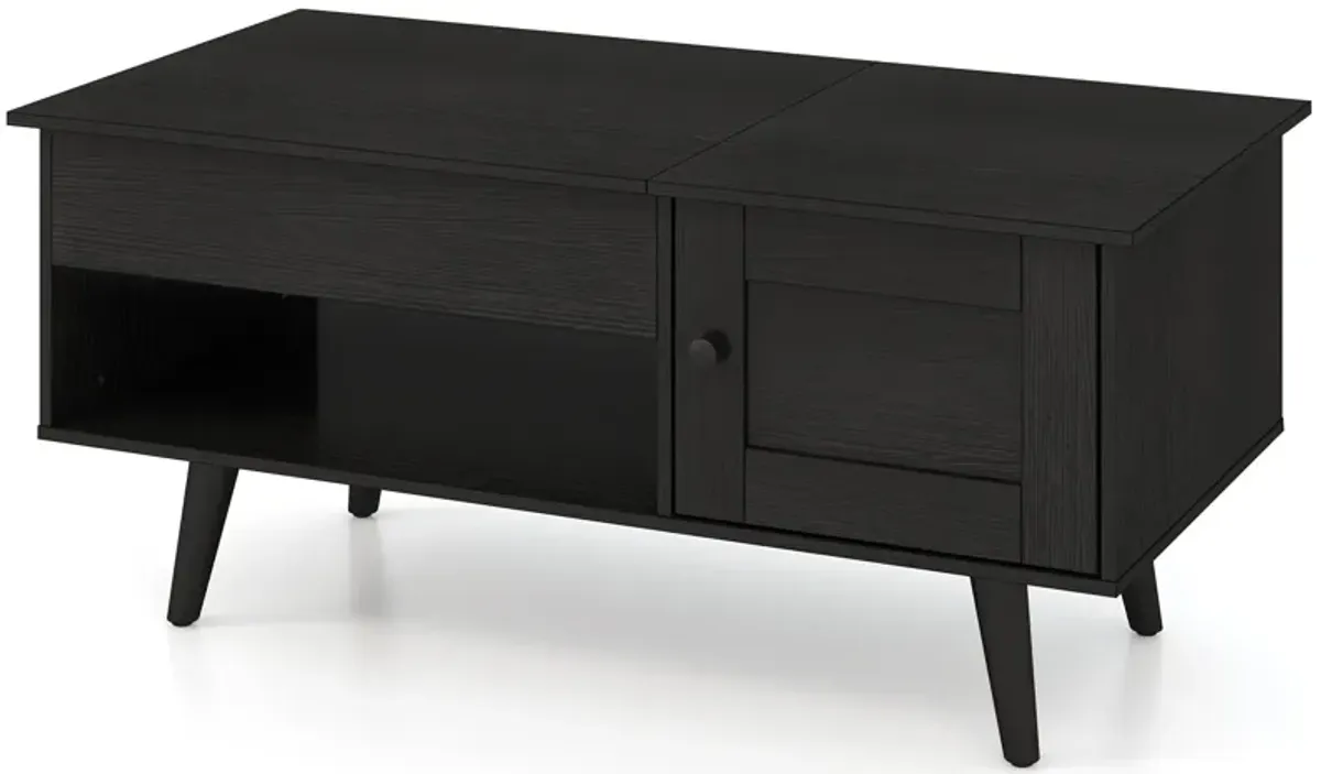 Lift Top Coffee Table with Storage and Hidden Compartment