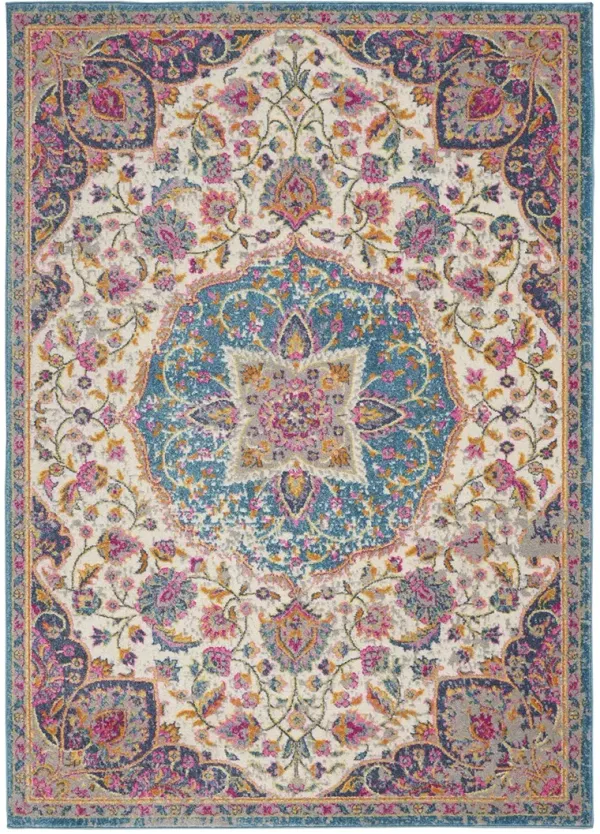 Passion PSN22 Ivory/Multicolor 1'10" x 2'10" Rug