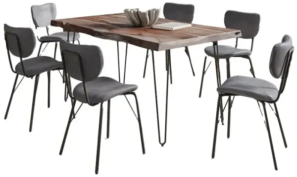 Jofran Nature's Edge 60 Seven Piece Modern Dining Set