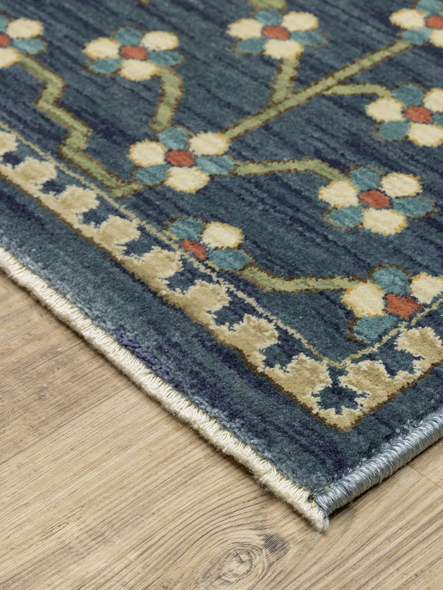 Francesca 3'3" x 5' Blue Rug