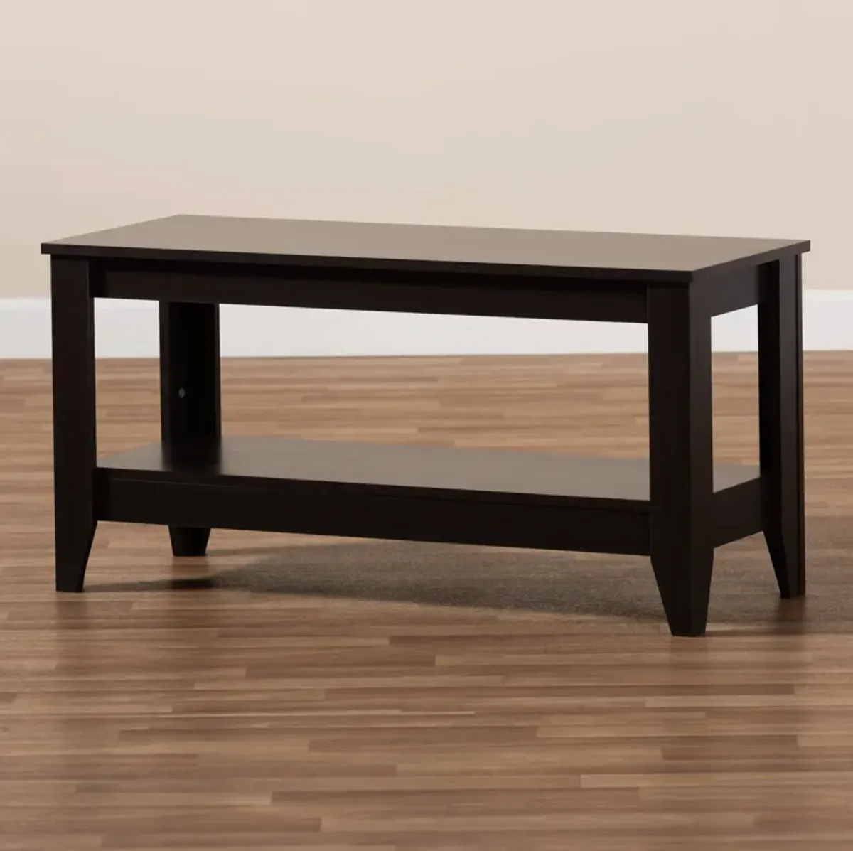 Baxton Studio Elada Modern And Contemporary Brown Finished Wood Coffee Table