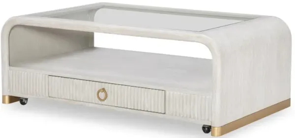 Miramar Glass Top Cocktail Table