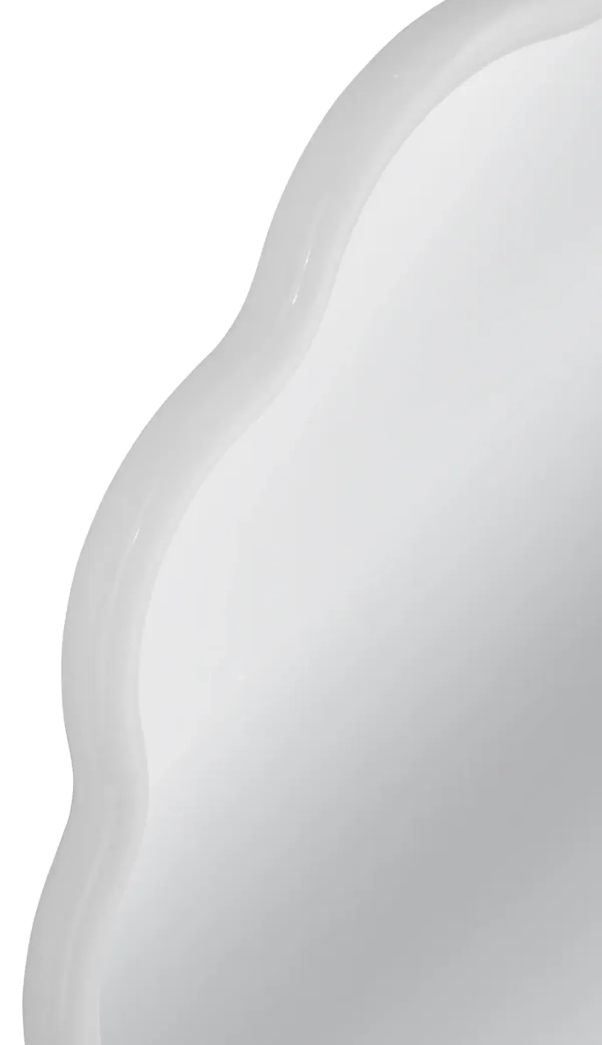 Azalea White Wall Mirror