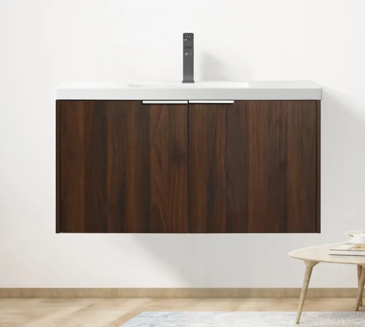Streamdale 36" Modern Design Floating Bathroom Vanity with Soft Close Doors