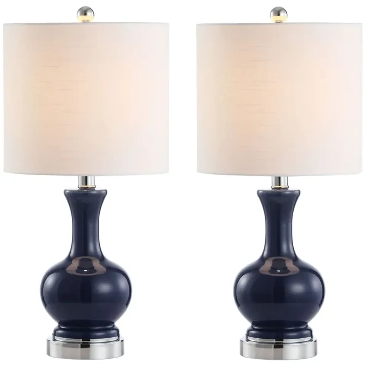 Cox Glassmetal LED Table Lamp (Set of 2)