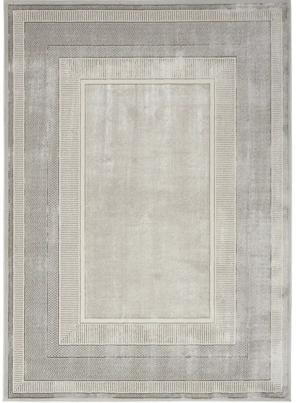 Glitz GLZ07 Silver 5'3" x 7'3" Rug