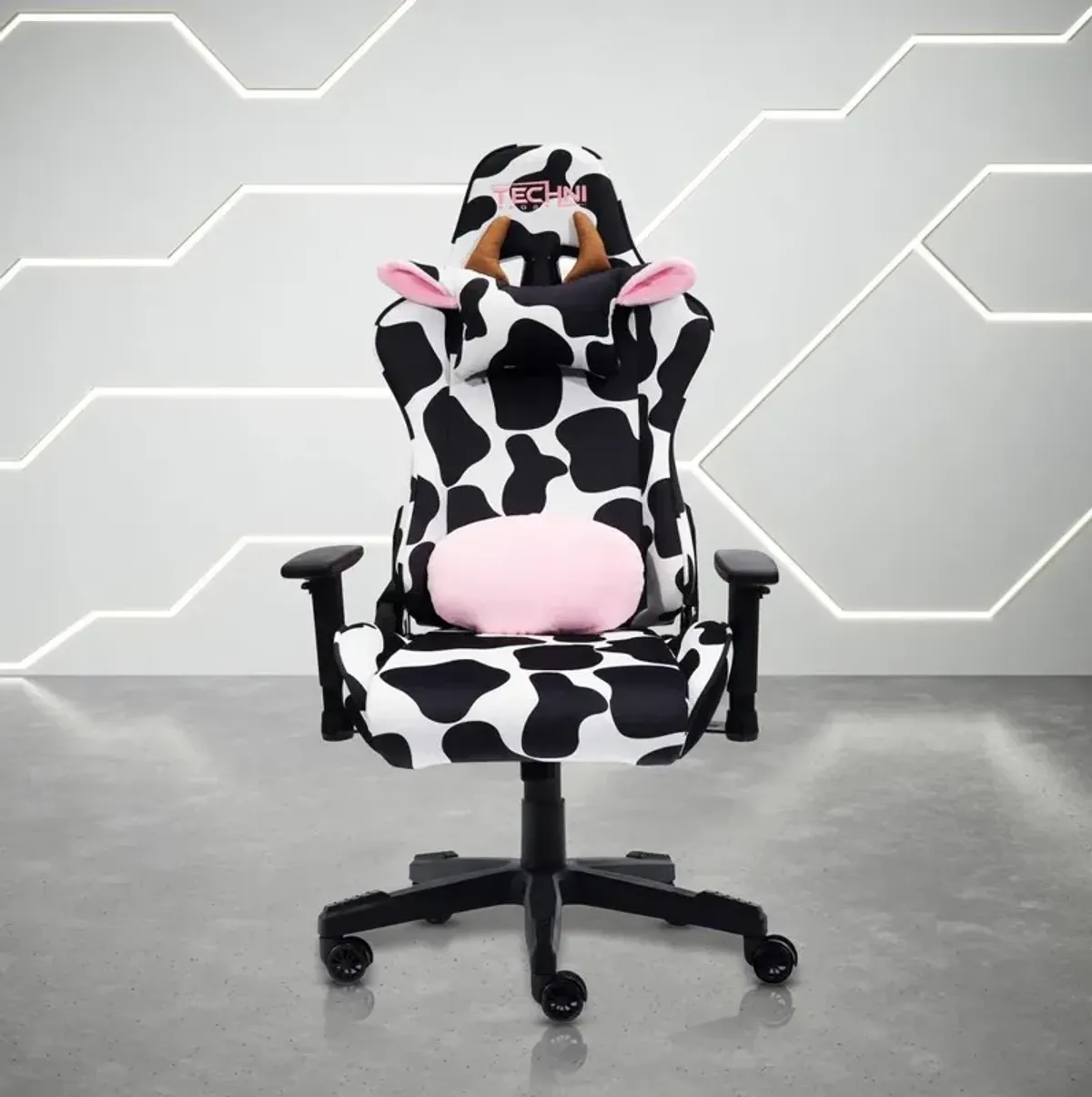 TS85 COW Print LUXX Series Gaming Chair