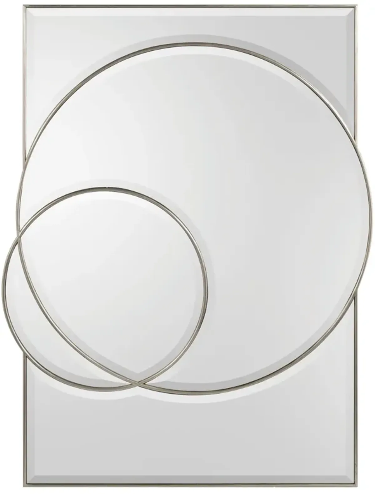 Equinox Mirror In Pewter Silver